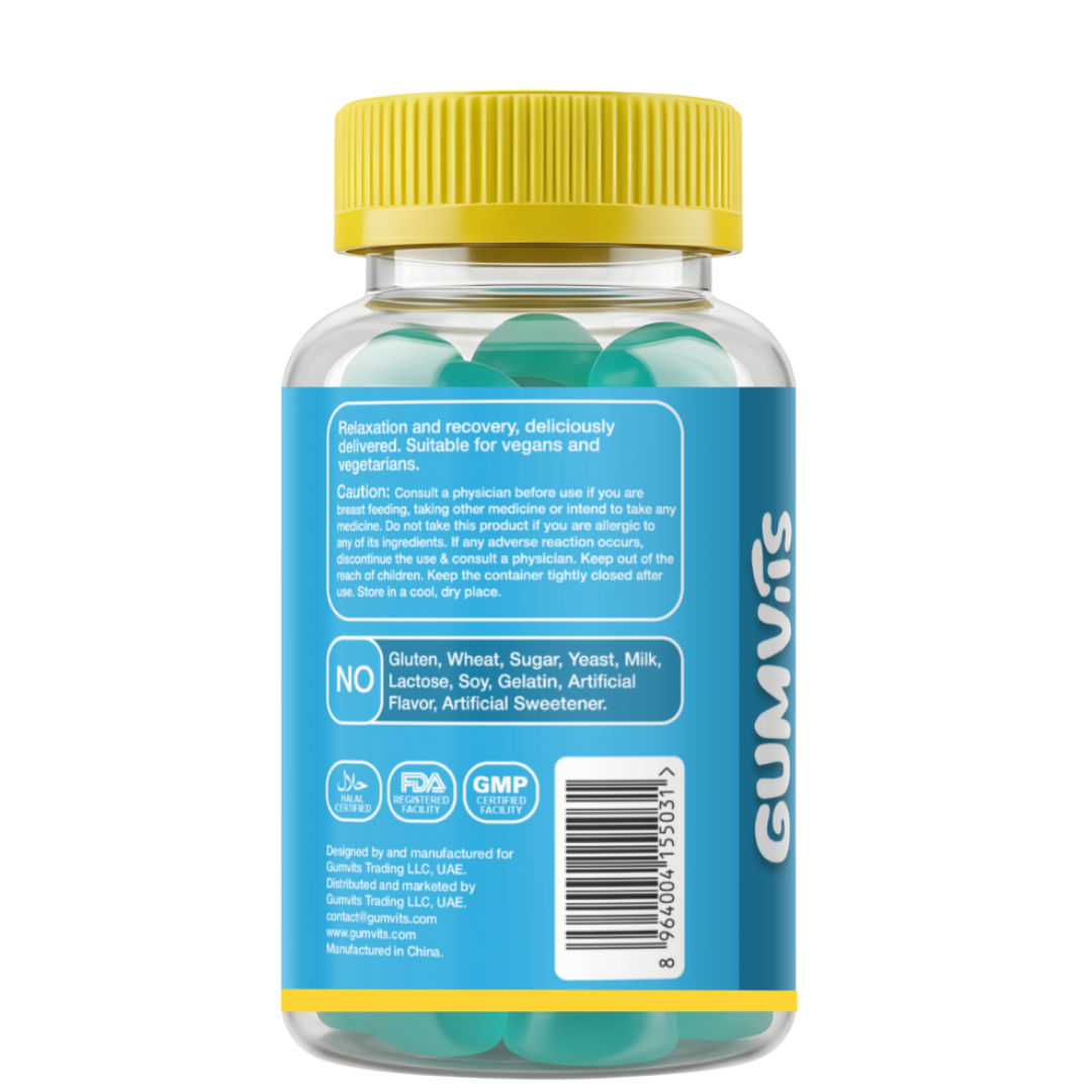 Magnesium Glycinate 200mg – 60 Gummies – Side