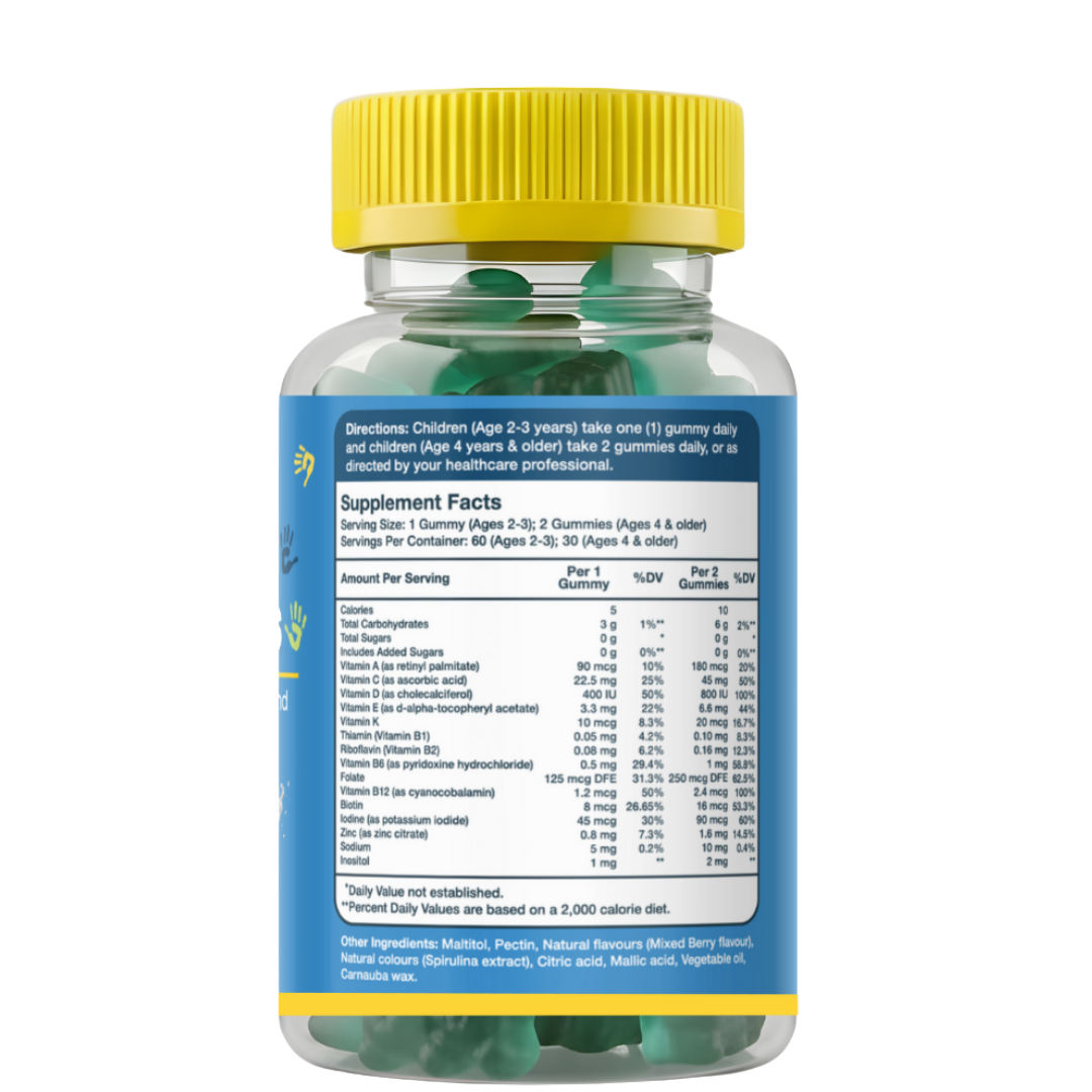 Kids Multi – 60 Gummies – Back