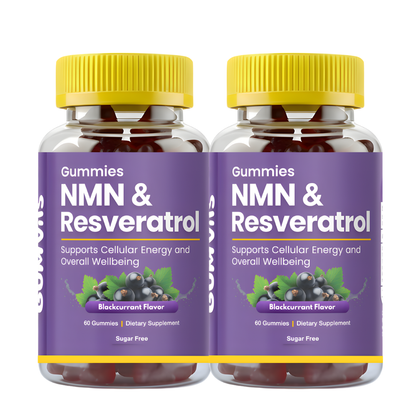 Gumvits NMN & Resveratrol Gummies Supplement Bundle Pack