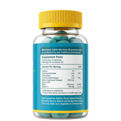 Marine Collagen with Biotin & Vitamin C Gummies
